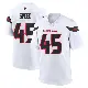 ＃45 Youth E.J. Speed White Game Houston Texans Jersey