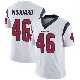 ＃46 Men's Jackson Woodard White Limited Houston Texans Vapor Untouchable Jersey