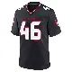 ＃46 Youth Jackson Woodard Navy Game Houston Texans Team Jersey