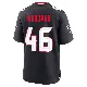 ＃46 Youth Jackson Woodard Navy Game Houston Texans Team Jersey