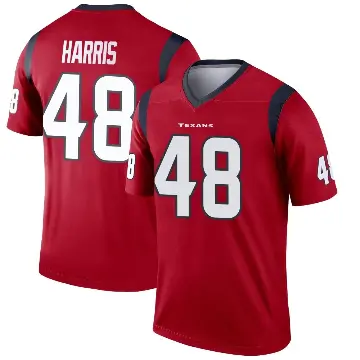 ＃48 Men's Christian Harris Red Legend Houston Texans Jersey