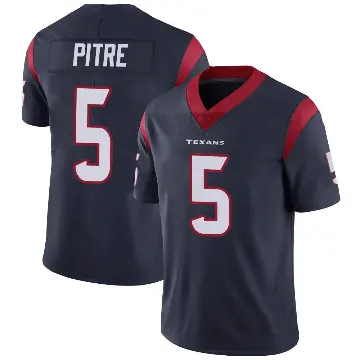 ＃5 Youth Jalen Pitre Navy Blue Limited Houston Texans Team Color Vapor Untouchable Jersey
