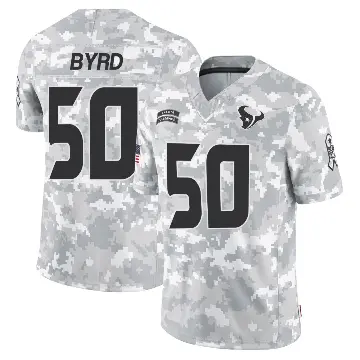 ＃50 Youth Solomon Byrd Arctic Camo Limited Houston Texans 2024 Salute to Service Jersey