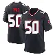 ＃50 Youth Solomon Byrd Navy Game Houston Texans Team Jersey
