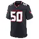 ＃50 Youth Solomon Byrd Navy Game Houston Texans Team Jersey