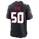 ＃50 Youth Solomon Byrd Navy Game Houston Texans Team Jersey