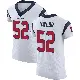 ＃52 Men's Darrell Taylor White Elite Houston Texans Vapor Untouchable Jersey