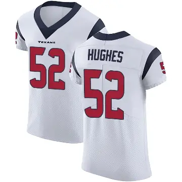 ＃52 Men's Jerry Hughes White Elite Houston Texans Vapor Untouchable Jersey