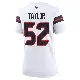 ＃52 Women's Darrell Taylor White Game Houston Texans Jersey