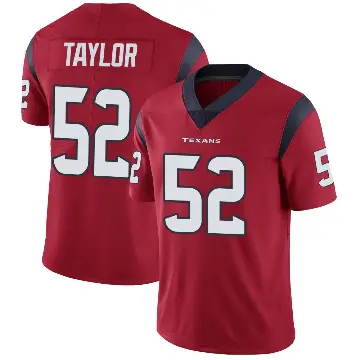 ＃52 Youth Darrell Taylor Red Limited Houston Texans Alternate Vapor Untouchable Jersey