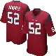 ＃52 Youth Jerry Hughes Red Game Houston Texans Alternate Jersey