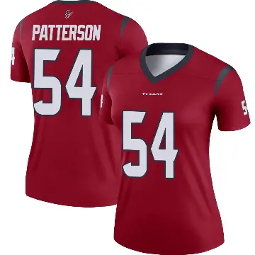 ＃54 Women's Jarrett Patterson Red Legend Houston Texans Jersey