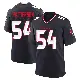 ＃54 Youth Jarrett Patterson Navy Game Houston Texans Team Jersey