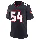 ＃54 Youth Jarrett Patterson Navy Game Houston Texans Team Jersey
