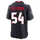 ＃54 Youth Jarrett Patterson Navy Game Houston Texans Team Jersey