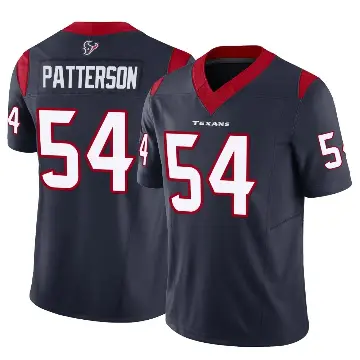 ＃54 Youth Jarrett Patterson Navy Limited Houston Texans Vapor F.U.S.E. Jersey