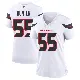 ＃55 Women's Danielle Hunter White Game Houston Texans Jersey