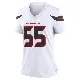 ＃55 Women's Danielle Hunter White Game Houston Texans Jersey