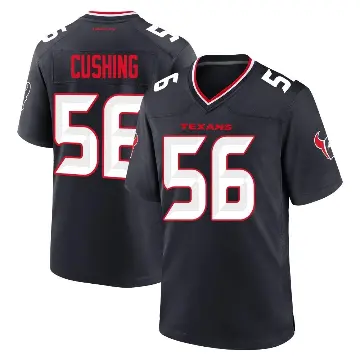 ＃56 Men's Brian Cushing Navy Game Houston Texans Team Jersey