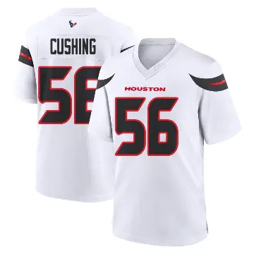 ＃56 Men's Brian Cushing White Game Houston Texans Jersey