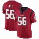 ＃56 Men's Jamal Hill Red Limited Houston Texans Alternate Vapor Untouchable Jersey