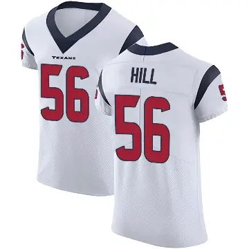 ＃56 Men's Jamal Hill White Elite Houston Texans Vapor Untouchable Jersey