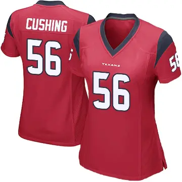 ＃56 Women's Brian Cushing Red Game Houston Texans Alternate Jersey