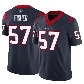 ＃57 Men's Blake Fisher Navy Limited Houston Texans Vapor F.U.S.E. Jersey