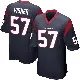 ＃57 Youth Blake Fisher Navy Blue Game Houston Texans Team Color Jersey