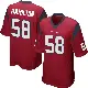 ＃58 Youth Kyonte Hamilton Red Game Houston Texans Alternate Jersey