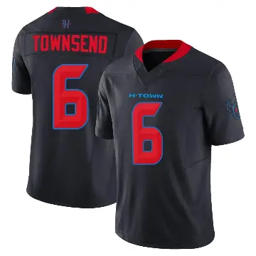 ＃6 Men's Tommy Townsend Navy Limited Houston Texans 2nd Alternate Vapor F.U.S.E. Jersey
