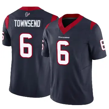 ＃6 Men's Tommy Townsend Navy Limited Houston Texans Vapor F.U.S.E. Jersey