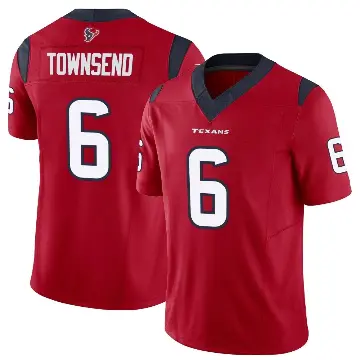 ＃6 Men's Tommy Townsend Red Limited Houston Texans Vapor F.U.S.E. Jersey