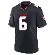 ＃6 Youth Tommy Townsend Navy Game Houston Texans Team Jersey