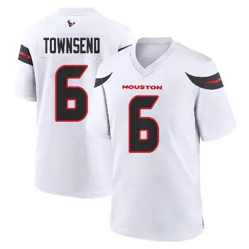 ＃6 Youth Tommy Townsend White Game Houston Texans Jersey