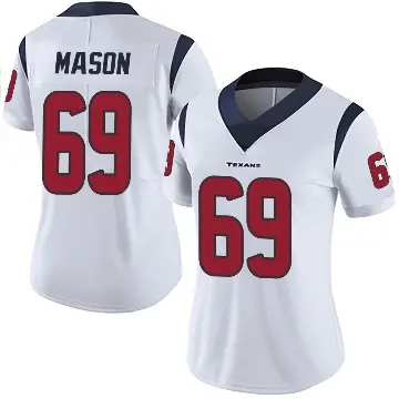 ＃69 Women's Shaq Mason White Limited Houston Texans Vapor Untouchable Jersey
