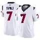＃7 Men's C.J. Stroud White Limited Houston Texans Vapor F.U.S.E. Jersey