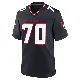 ＃70 Youth Juice Scruggs Navy Game Houston Texans Team Jersey