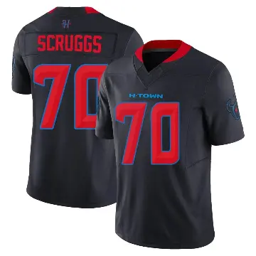 ＃70 Youth Juice Scruggs Navy Limited Houston Texans 2nd Alternate Vapor F.U.S.E. Jersey