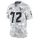 ＃72 Men's Jaylon Thomas Arctic Camo Limited Houston Texans 2024 Salute to Service Jersey