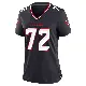 ＃72 Women's Tommy Togiai Navy Game Houston Texans Team Jersey
