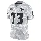 ＃73 Men's LaDarius Henderson Arctic Camo Limited Houston Texans 2024 Salute to Service Jersey