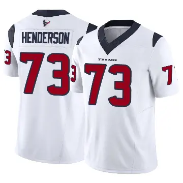 ＃73 Men's LaDarius Henderson White Limited Houston Texans Vapor F.U.S.E. Jersey