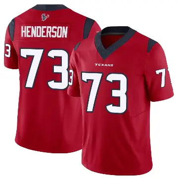 ＃73 Youth LaDarius Henderson Red Limited Houston Texans Vapor F.U.S.E. Jersey