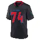＃74 Youth Cam Robinson Navy Game Houston Texans 2nd Alternate Jersey
