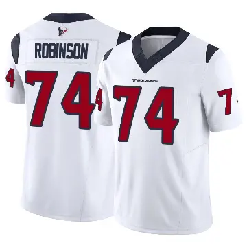 ＃74 Youth Cam Robinson White Limited Houston Texans Vapor F.U.S.E. Jersey