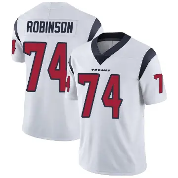 ＃74 Youth Cam Robinson White Limited Houston Texans Vapor Untouchable Jersey