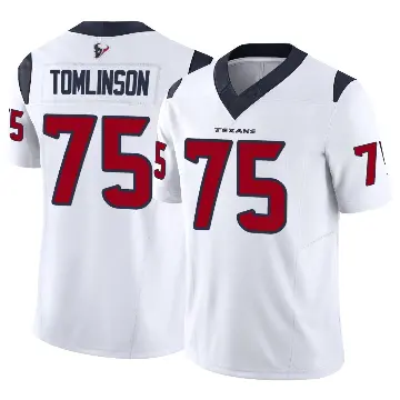 ＃75 Men's Laken Tomlinson White Limited Houston Texans Vapor F.U.S.E. Jersey