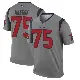 ＃75 Men's Vince Wilfork Gray Legend Houston Texans Inverted Jersey