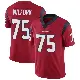 ＃75 Men's Vince Wilfork Red Limited Houston Texans Alternate Vapor Untouchable Jersey
